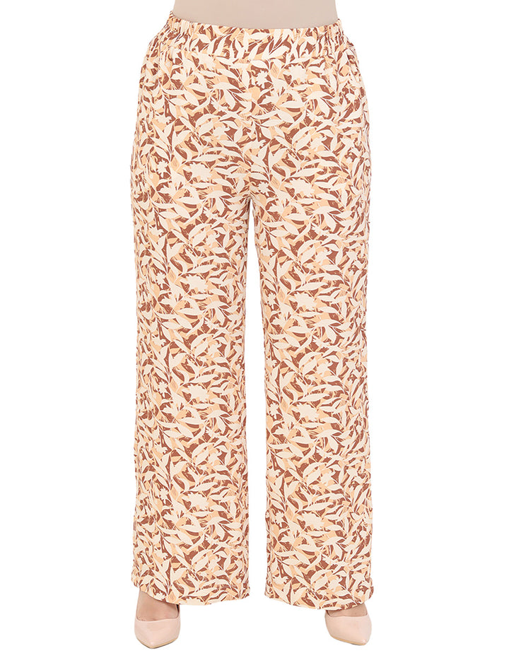 Pantalón Recto, Resorte, Estampado