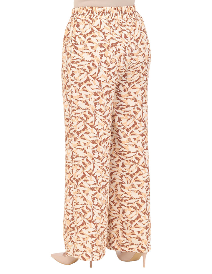 Pantalón Recto, Resorte, Estampado