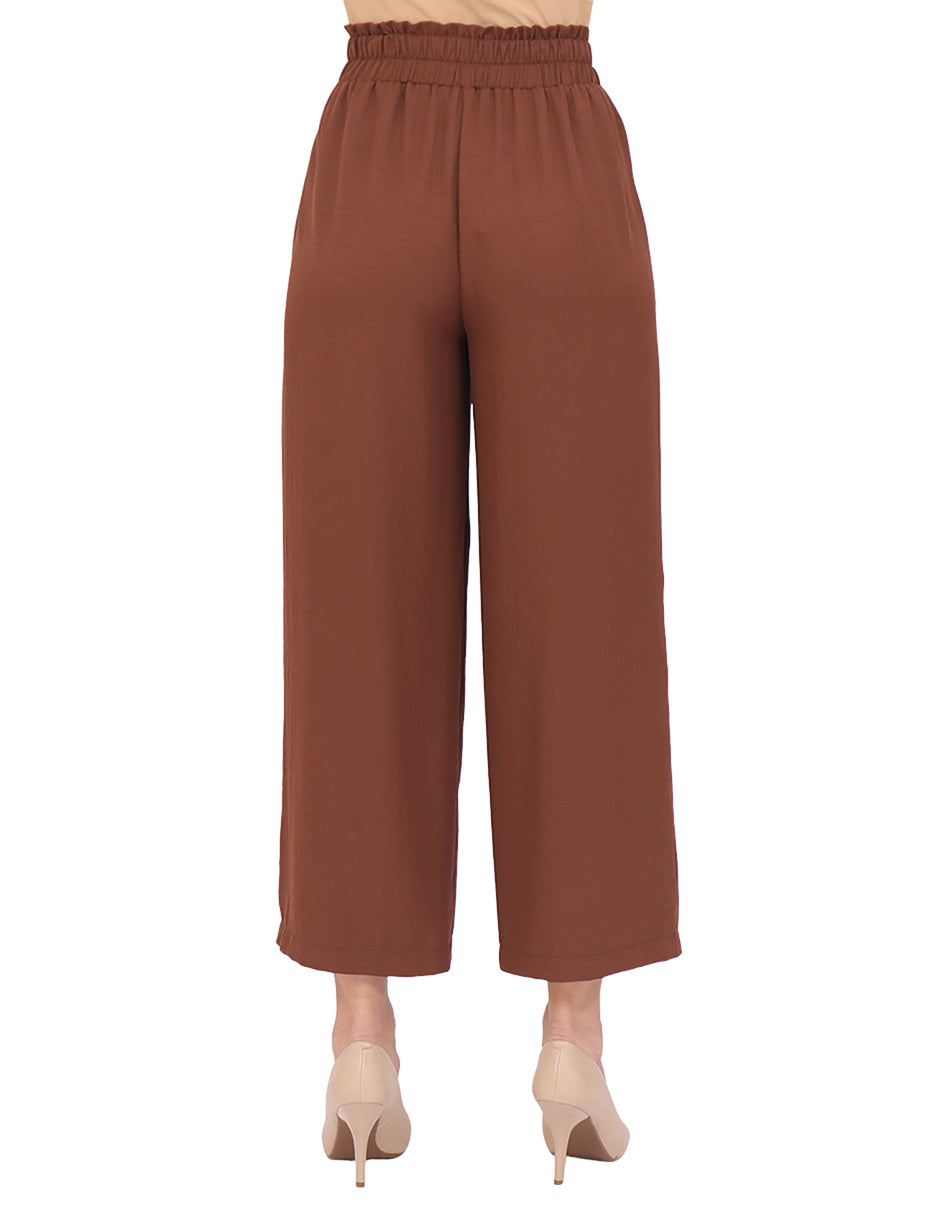 Pantalón Recto, Liso, botones al Frente