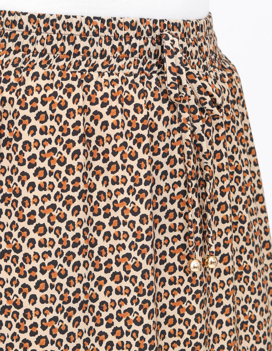 Falda Línea A, Estampada