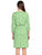 Vestido , Cuello Columpio, Manga 3/4