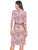 Vestido , Camisero,  Manga 3/4, con Cinturón