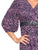 Vestido Cruzado, Cuello V,   Manga 3/4,  Con Cinturón