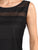 Vestido , Cuello Redondo,  Sin Manga, Recto