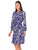 Vestido Cuello Redondo con Amarre, Manga Larga, Estampado