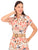 Vestido Camisero, Manga Corta,Estampado
