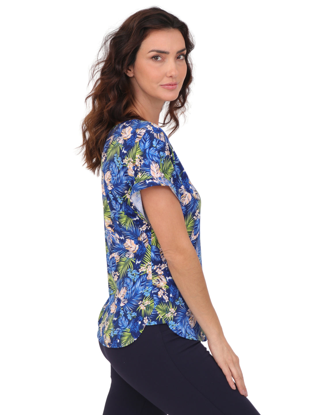 Blusa Cuello Redondo,  Sin Manga
