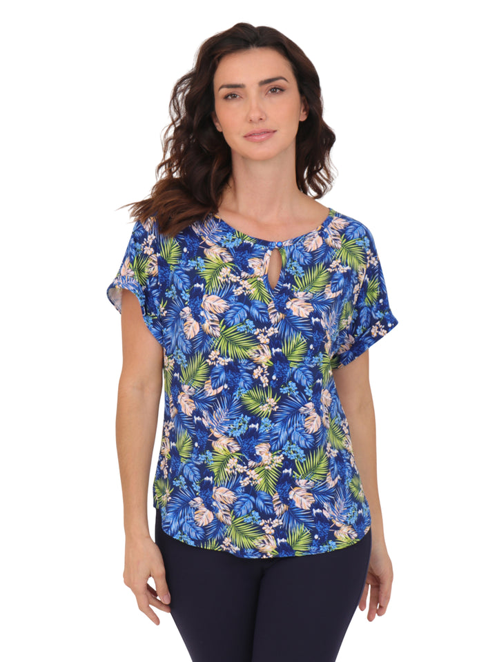 Blusa Cuello Redondo,  Sin Manga