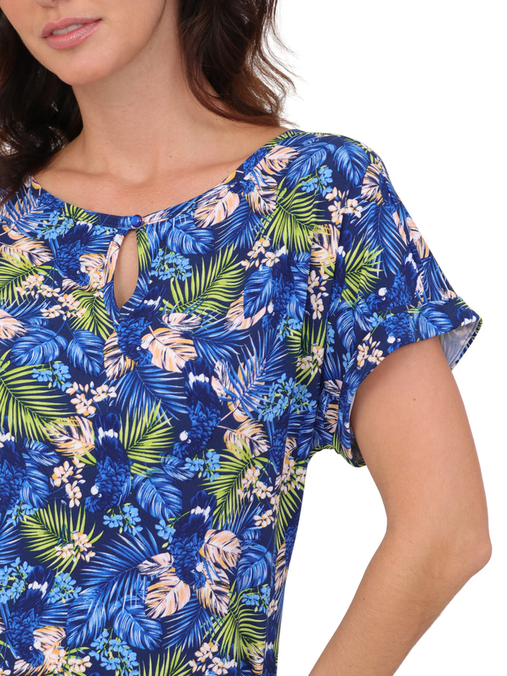 Blusa Cuello Redondo,  Sin Manga