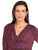 Blusa Cuello  V , Manga 3/4, con Brillos