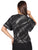 Blusa Cuello  V, Manga Corta, Con brillos