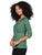 Blusa Cuello  V , Manga 3/4, Estampada