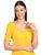Blusa Cuello en V, Manga Corta, Lisa