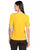 Blusa Cuello en V, Manga Corta, Lisa