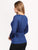 Blusa Cuello Columpio, Manga Larga, Lisa