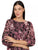 Blusa Cuello Redondo, Estampada, Manga 3/4