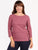 Blusa Cuello Redondo, Manga 3/4, Botones en un costado