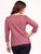 Blusa Cuello Redondo, Manga 3/4, Botones en un costado