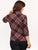 Blusa Cuello Camisero, Manga 3/4, Estampada