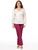 Blusa Cuello en V , Manga Larga