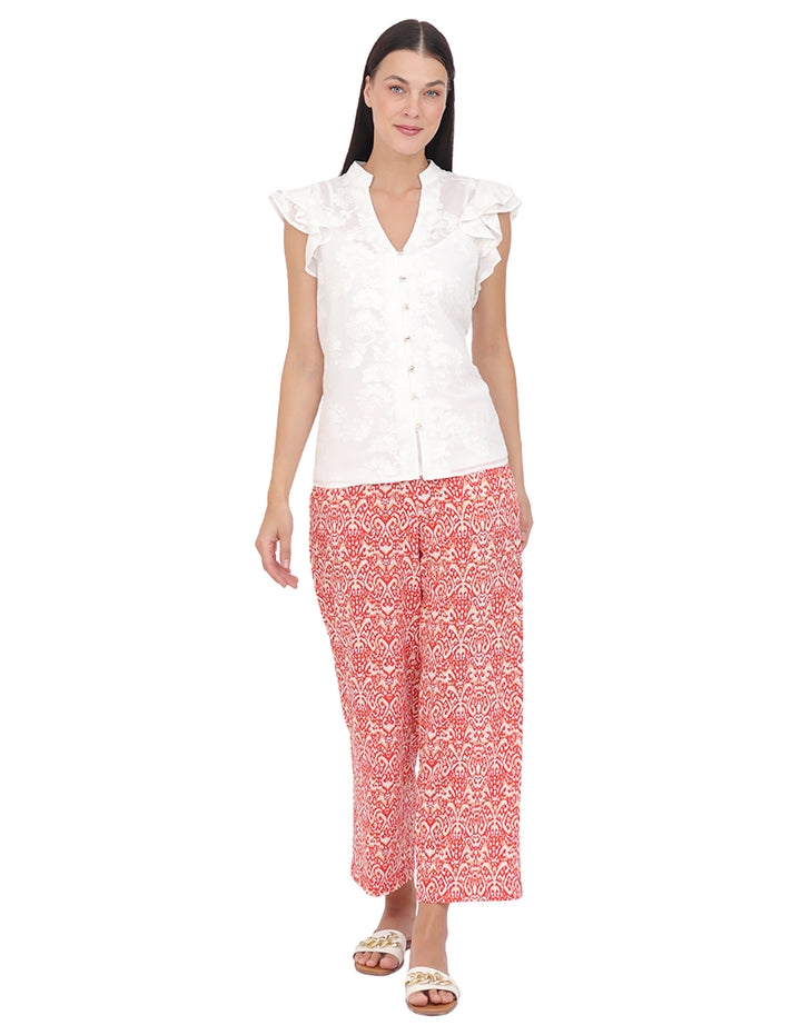 Blusa Cuello V, Manga Olán