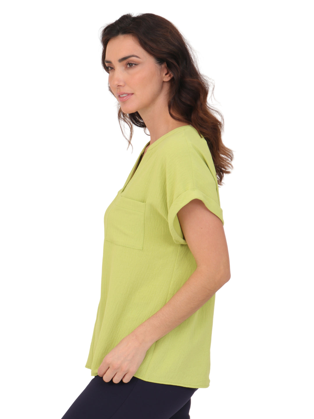Blusa Cuello V,  Sin Manga