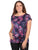 Blusa Cuello Redondo, Sin Manga, Estampada,
