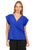 Blusa Cruzada, Cuello V, Manga Capa