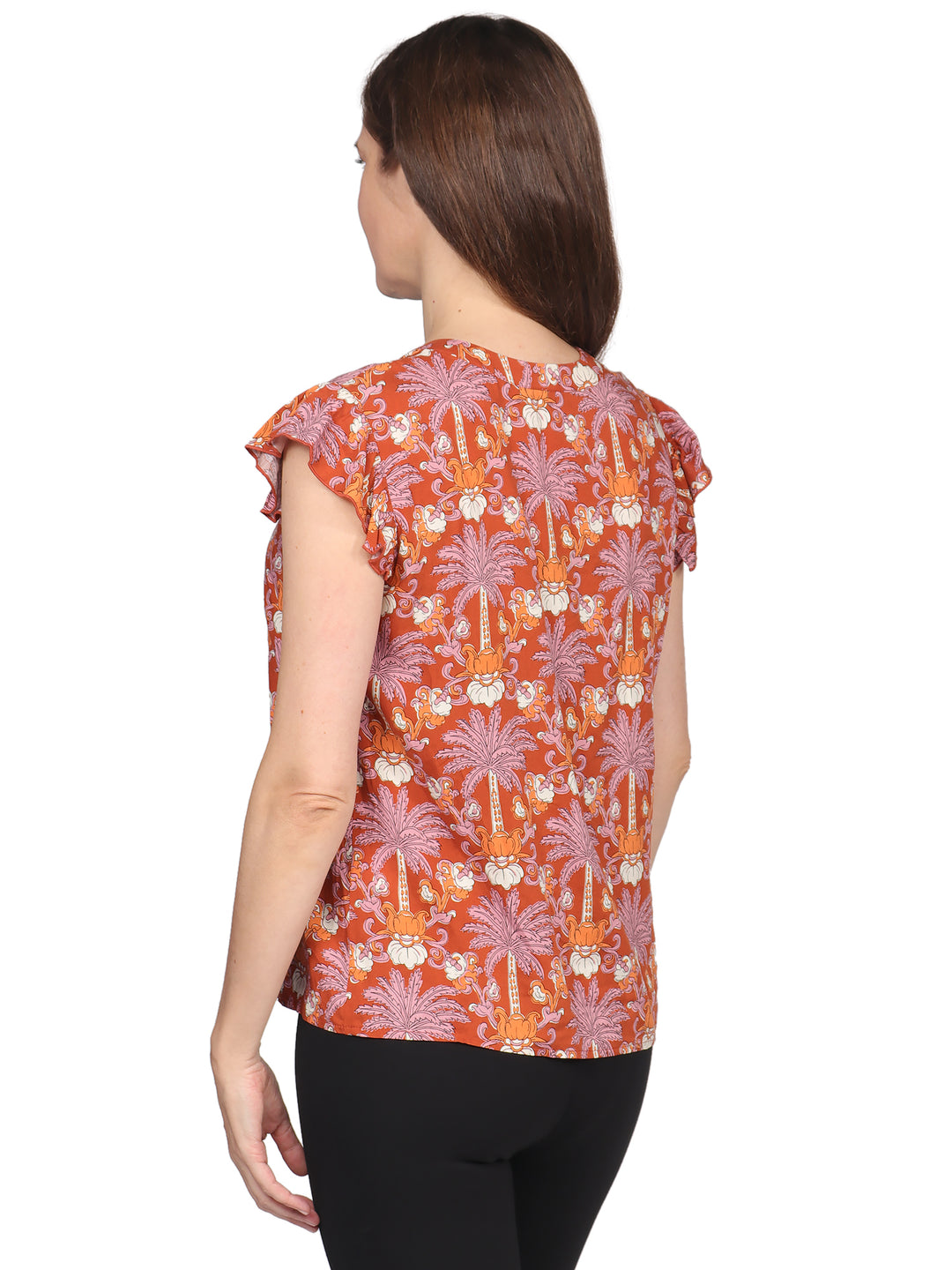 Blusa  Cuello Redondo, Manga Olán