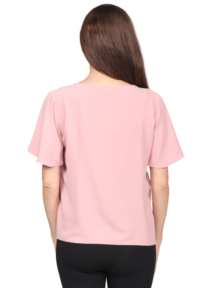 Blusa  Cuello Redondo, Manga Olán
