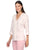 Blusa Cuello V, Manga 3/4, Bordada