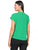 Blusa  Cuello V,  Boton al Frente ,Manga Olán