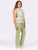 Blusa Cuello Redondo, sin Manga, Bordada