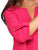 Blusa Cuello en V, Manga 3/4, Lisa