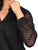 Blusa Cuello  V, Manga Larga