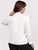 Blusa Cuello Redondo con Amarre, Manga Larga, Con Encaje