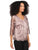 Blusa Cuello  V , Manga 3/4, Bordado