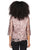 Blusa Cuello  V , Manga 3/4, Bordado