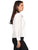 Blusa Camisera, Manga Larga, Lisa