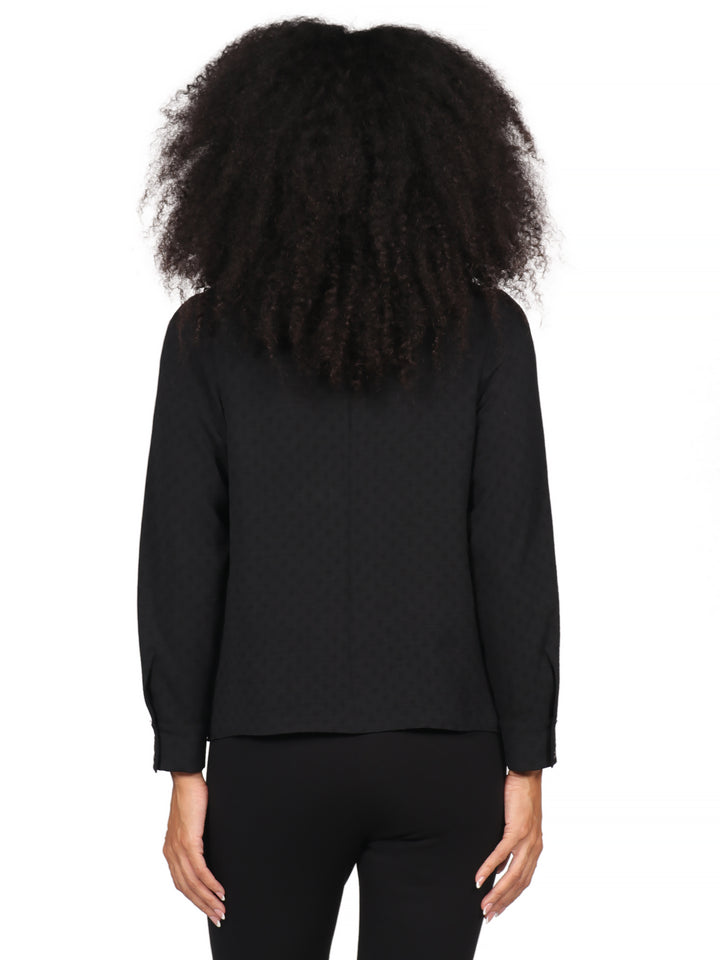 Blusa Camisera, Manga Larga, Lisa