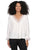 Blusa Cuello V, Manga Larga con puños, Lisa