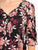 Blusa Cuello V, Manga 3/4, Estampada