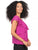 Blusa Cuello Redondo , Manga Olán, Liso