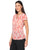 Blusa Cuello Redondo,  Manga Corta, Estampada