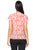 Blusa Cuello Redondo,  Manga Corta, Estampada
