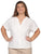 Blusa Curvy Carilo, Cuello V,  Manga Corta