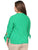 Blusa Curvy Carilo, Cuello V,  Manga 3/4,  Estampada