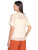Blusa Cuello V,  Manga Corta