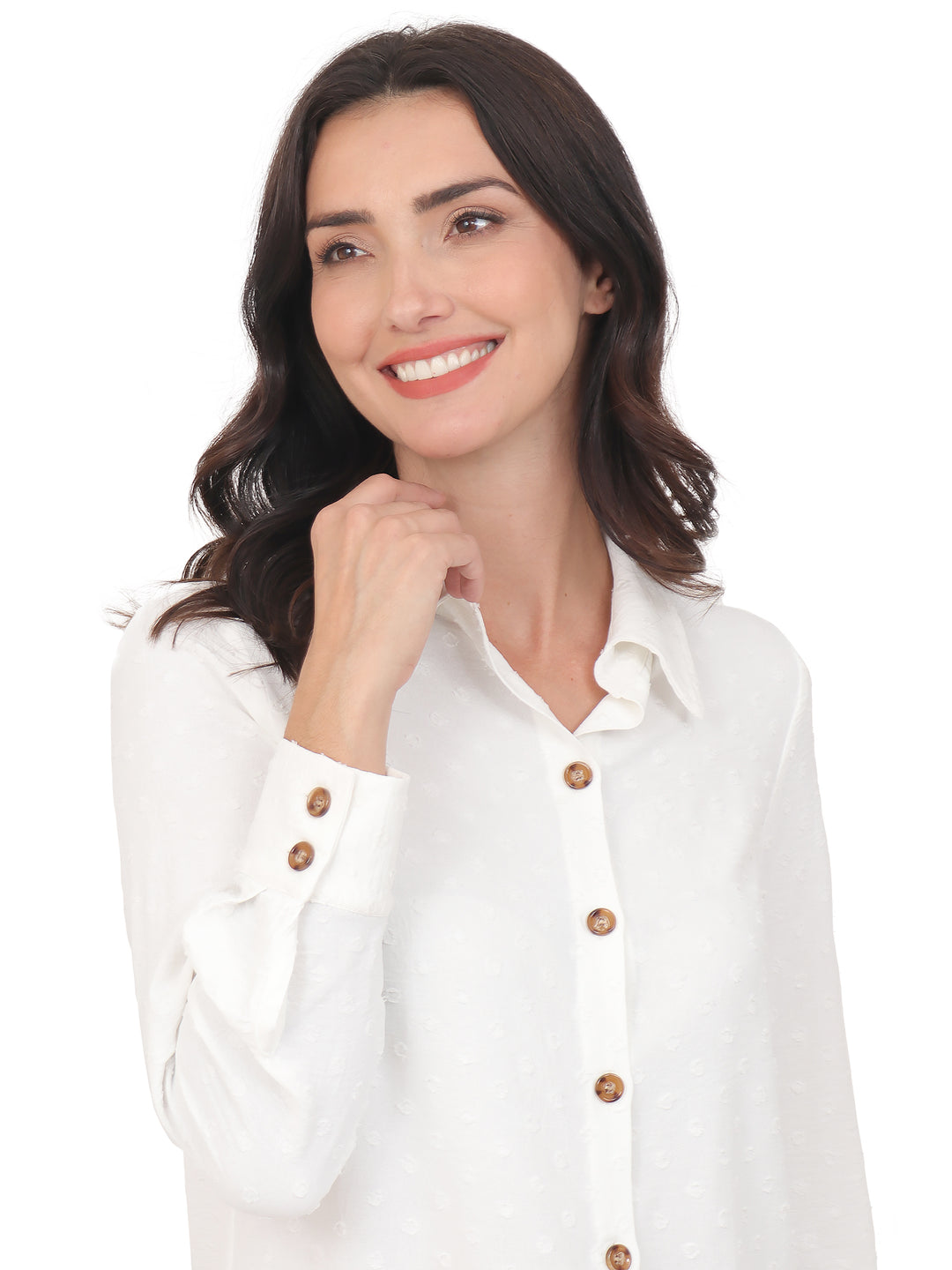 Blusa Camisera, Manga Larga