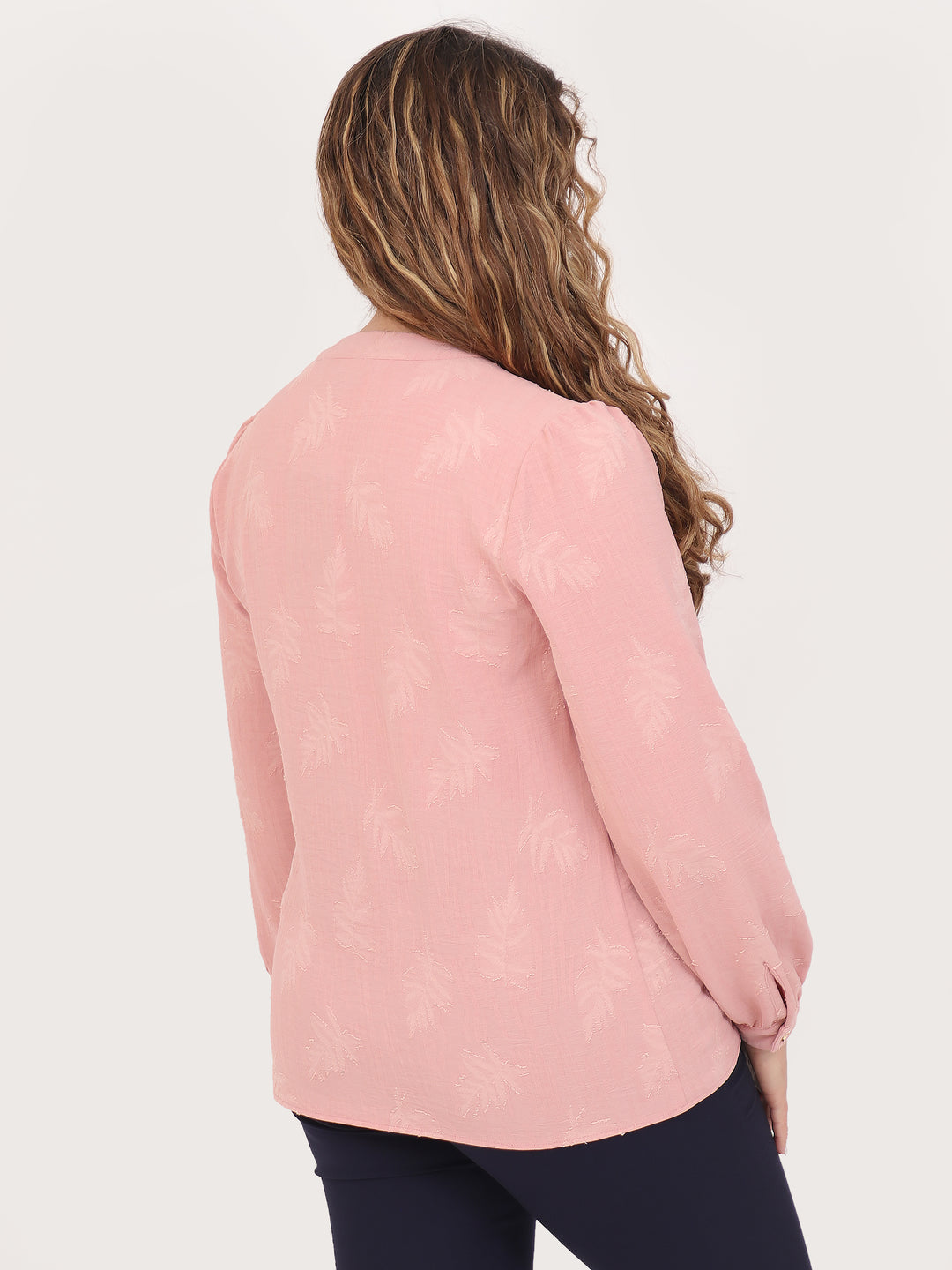 Blusa Cuello Redondo, Manga Larga